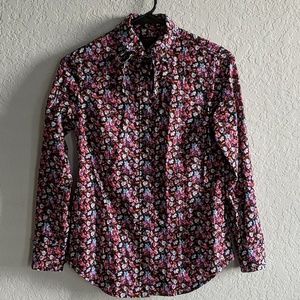 Floral button up